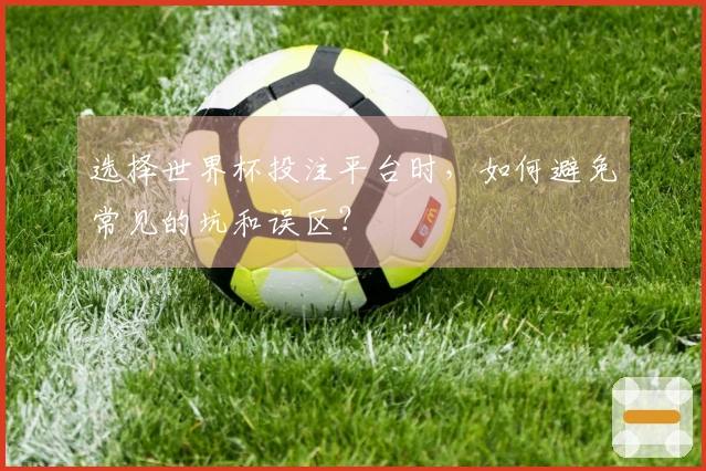选择世界杯投注平台时，如何避免常见的坑和误区？